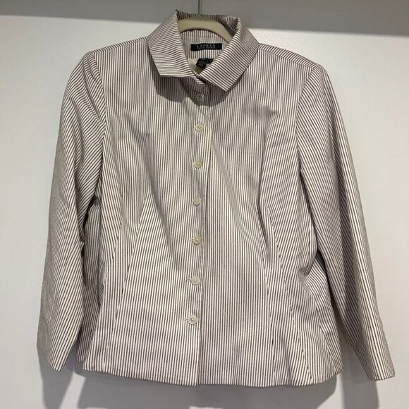 Ralph Lauren Lauren by Ralph Lauren Pinstriped 2 Piece Suit - Picture 1 of 8